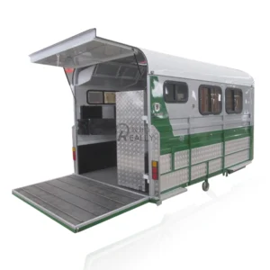new model standard 3 horse use horse trailer horse float carriage for horse race