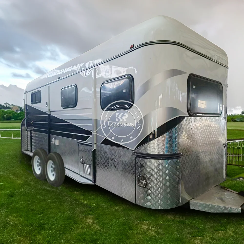 2025 promotional high quality horse trailer angle load factory direct sale with anticorrosion floor 2025 promotional high quality horse trailer angle load factory direct sale with anticorrosion floor