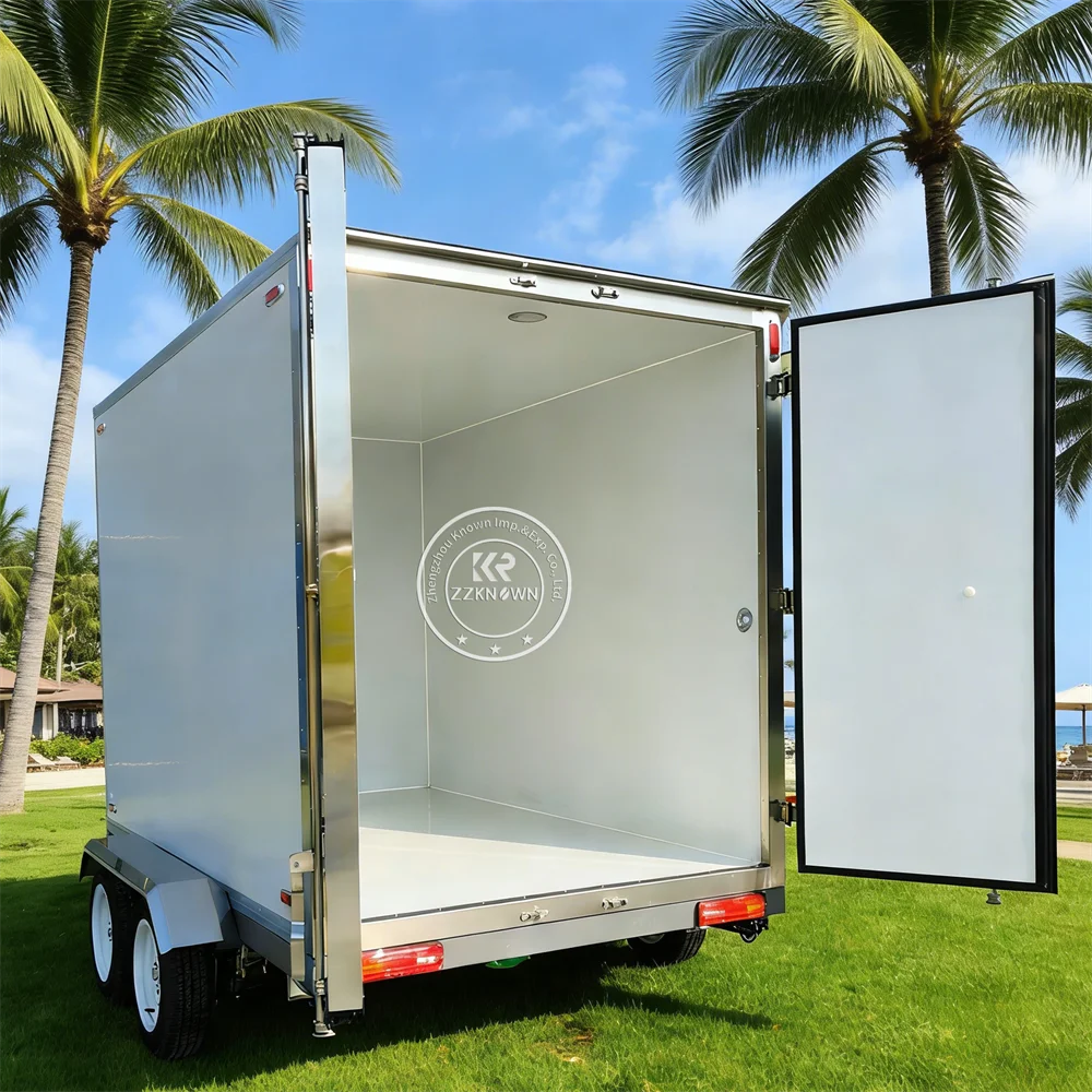 mobile cold storage refrigerated trailer truck portable chilled storage reefer trailer with insulated cargo body mobile cold storage refrigerated trailer truck portable chilled storage reefer trailer with insulated cargo body