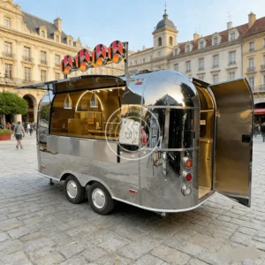 10ft food truck fabrication mobile food trailer with full kitchen for sale ce certificate fast concession trailer cart design