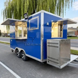 mobile commercial food truck trailer outdoor street burger food truck ice cream remorque food truck trailer for catering