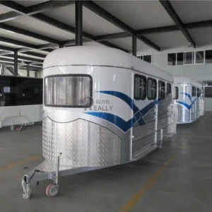 surprise price multifunctional horse camper trailer new design street food truck rear door