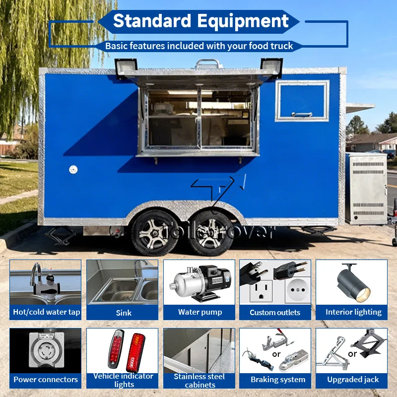 mobile commercial food truck trailer outdoor street burger food truck ice cream remorque food truck trailer for catering mobile commercial food truck trailer outdoor street burger food truck ice cream remorque food truck trailer for catering