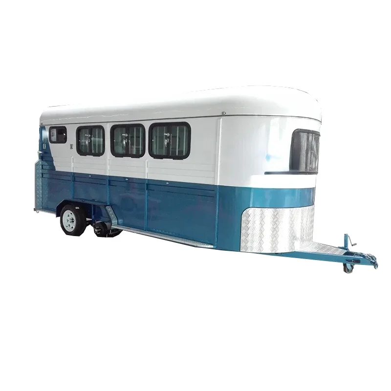 high quality horse float deluxe with kitchen 4hal horse trailer au standard uk style all customized for sale high quality horse float deluxe with kitchen 4hal horse trailer au standard uk style all customized for sale