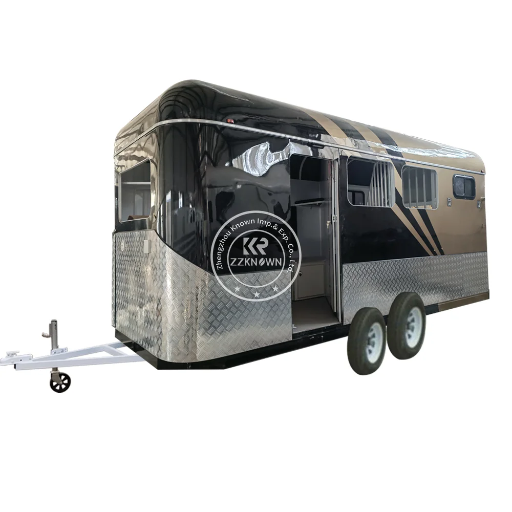 2025 promotional high quality horse trailer angle load factory direct sale with anticorrosion floor 2025 promotional high quality horse trailer angle load factory direct sale with anticorrosion floor