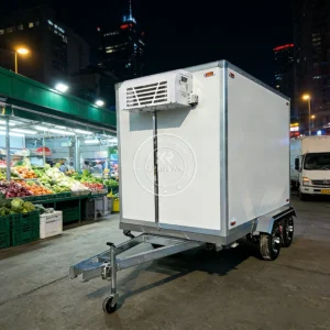 customizable energy efficient mobile cold storage trailer cargo & utility trailers for rental and sale