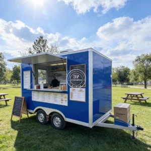 ce certified fully equipped consession trailer food trailer durable food truck coffee trailer street vending truck