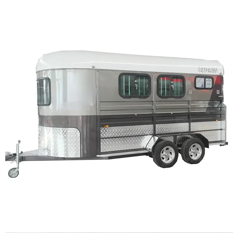 high quality horse float deluxe with kitchen 4hal horse trailer au standard uk style all customized for sale high quality horse float deluxe with kitchen 4hal horse trailer au standard uk style all customized for sale