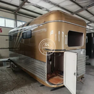 2025 high quality 4 horse trailer for sale meet adr standard delivery horse transport trailer for race