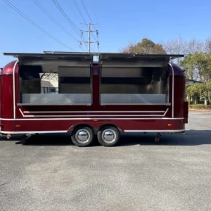 mobile mobile juice coffee shop snack bar burger catering trailer remorque pizza fast food truck with full kitchen